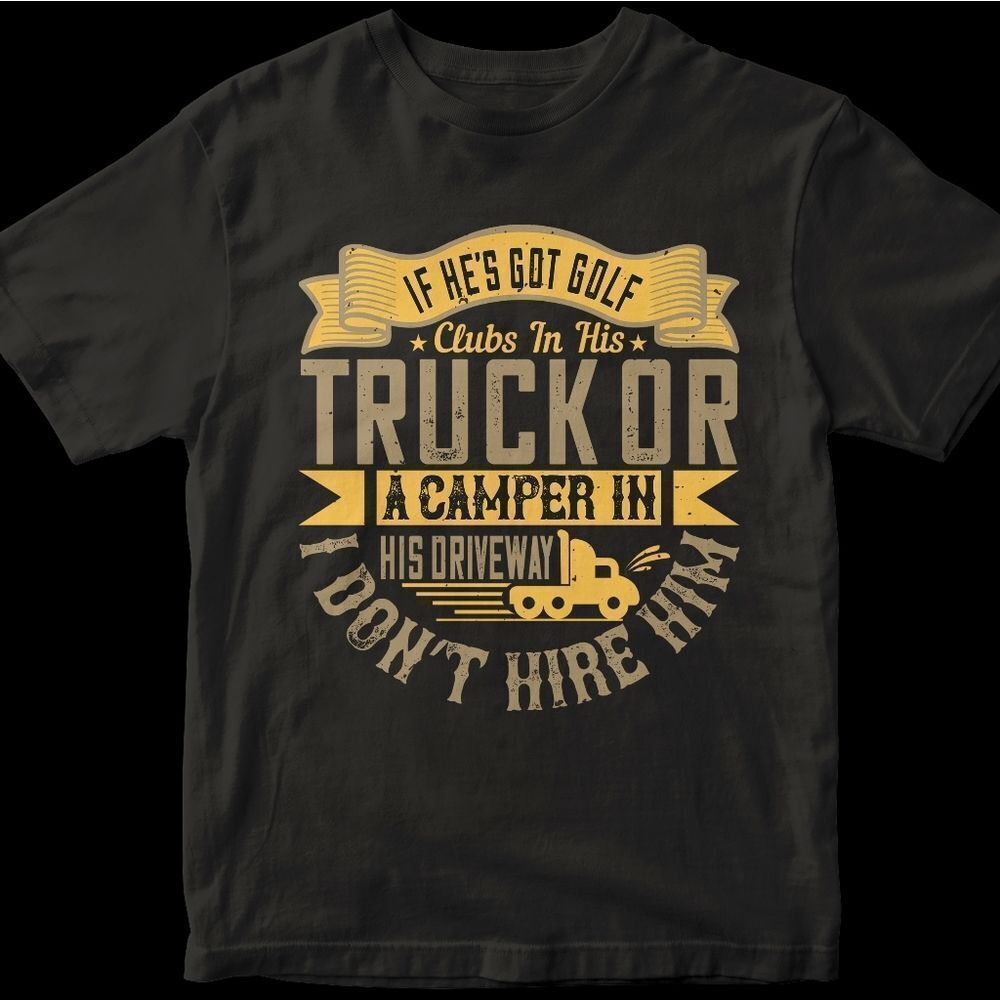 Trucker Shirt Short Sleeve Funny Graphic T Shirt Dad Shirt Gift Cotton Gear